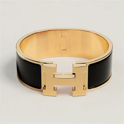 does hermes make a clic clac with a color h|Hermes h bracelets.